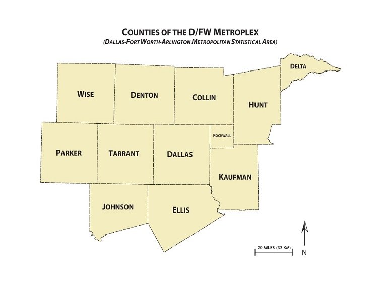 DFW Housing Market Trends and home prices - County housing data