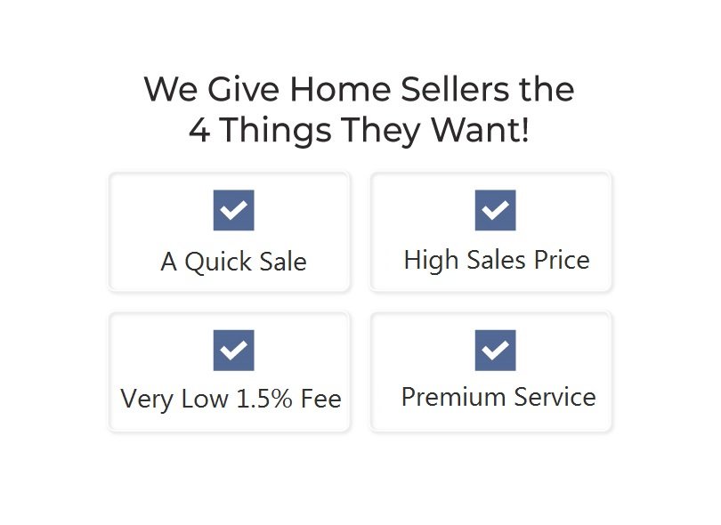 Low fee agent - Chart of Great Service Low fees 